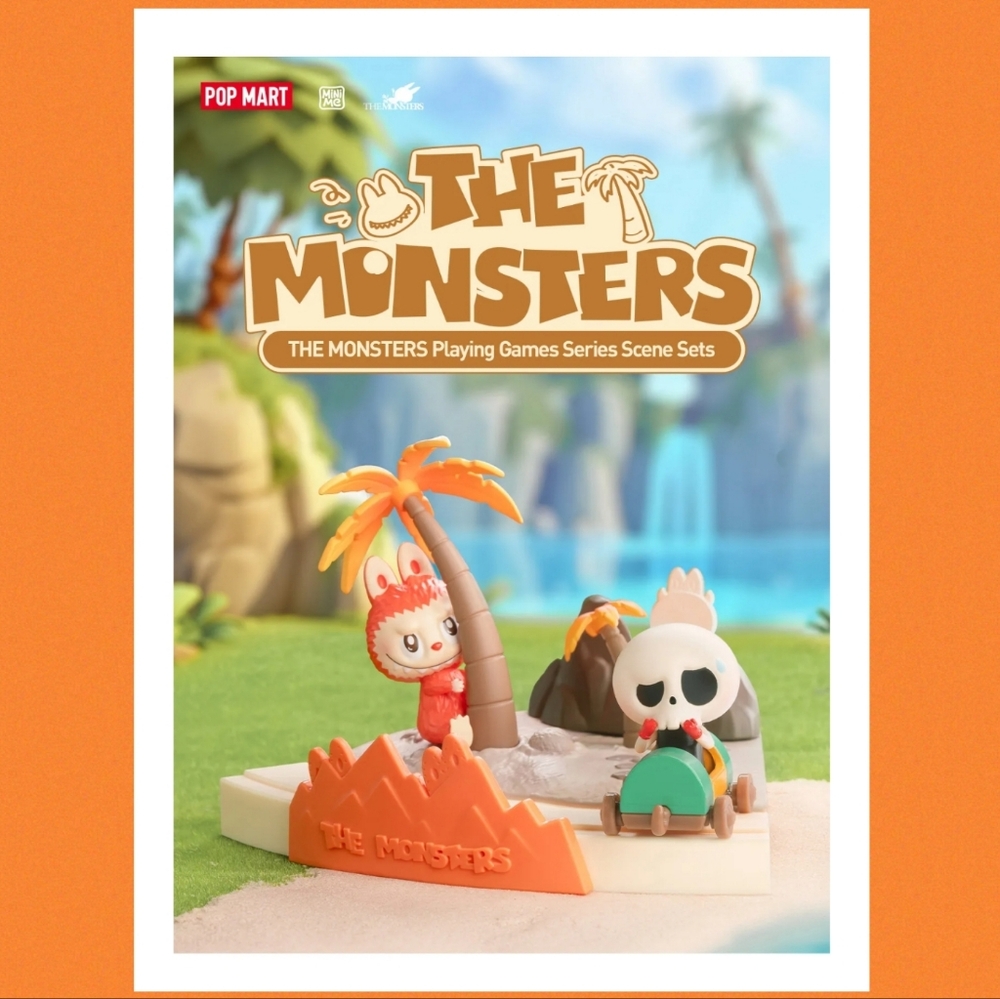 THE MONSTERS Playing Games Series Scene Sets NIB‎